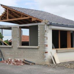 Extension de maison avec chambre d'amis Saint-Leu